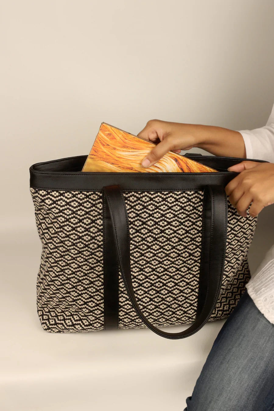 Women Tote Handloom Office Bag