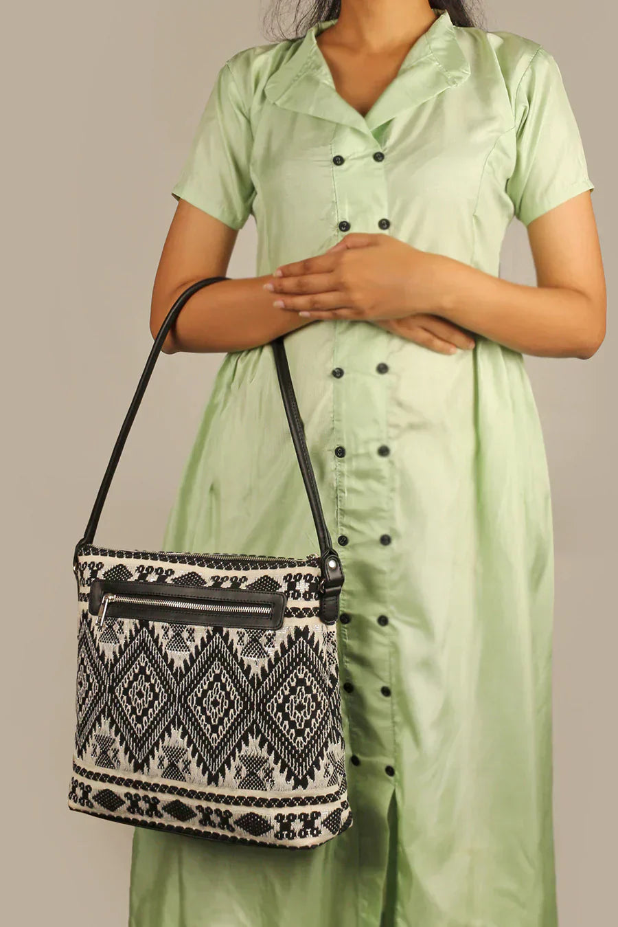Stella Handloom Shoulder Bag