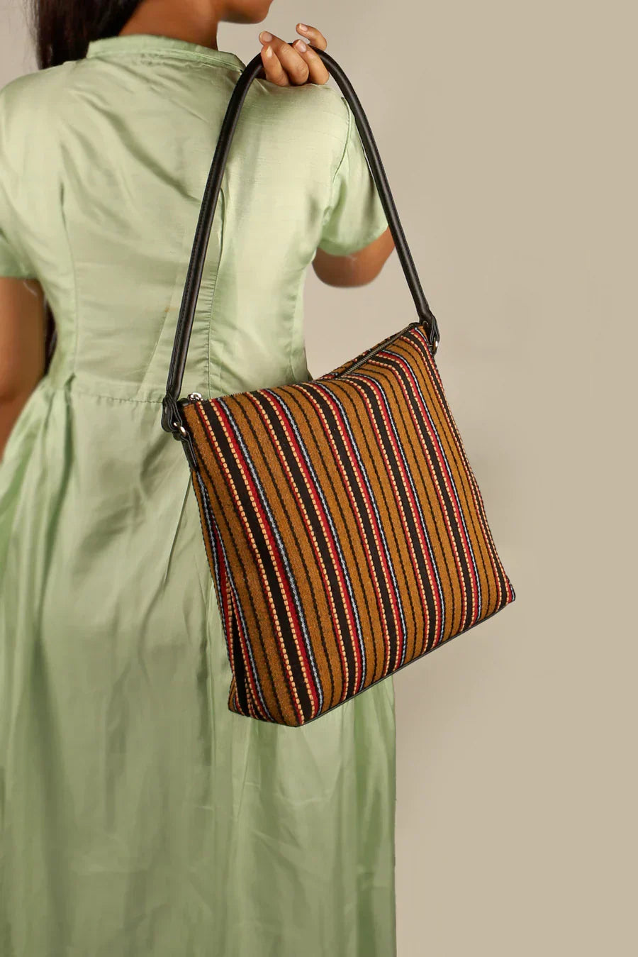 Stella Handloom Shoulder Bag