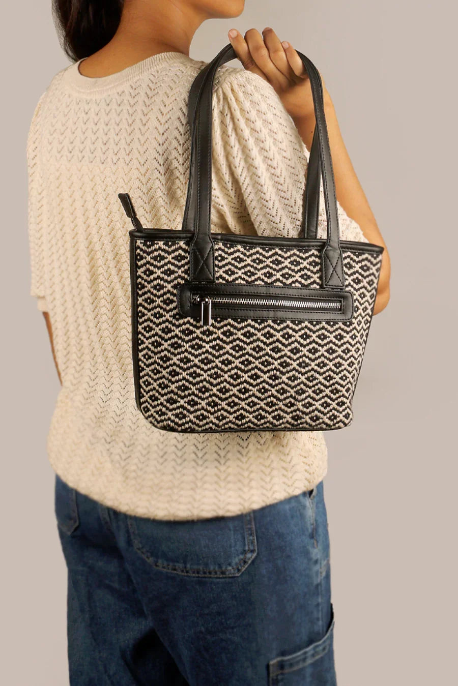 Mini Handloom Tote Bag