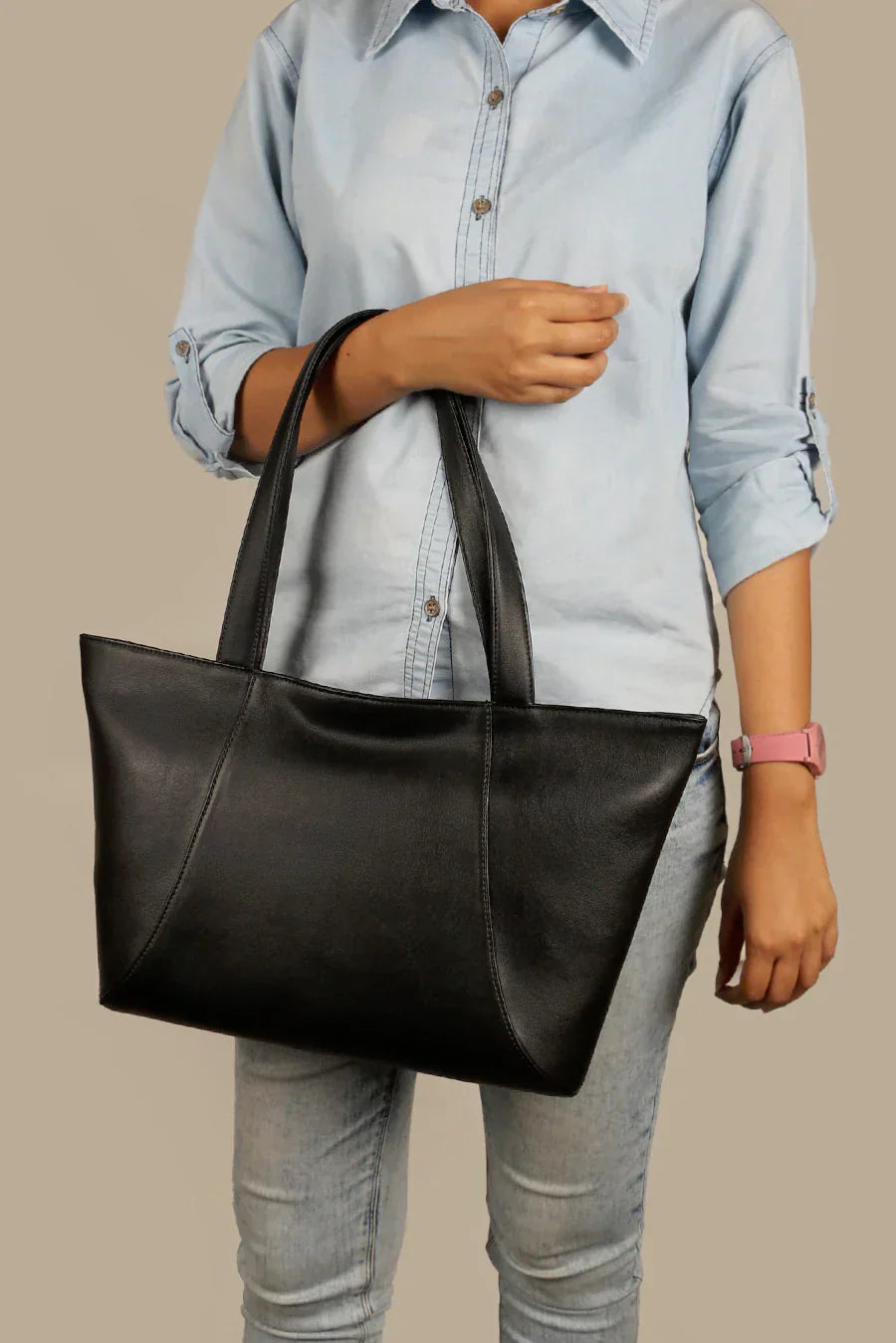 June Vegan Leather Tote Bag