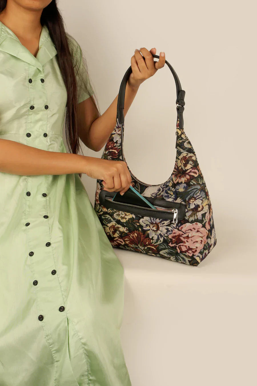 Katie Small Handloom Shoudler Bag