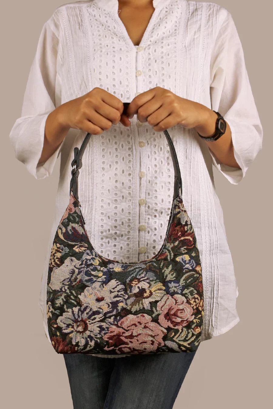 Katie Small Handloom Shoudler Bag