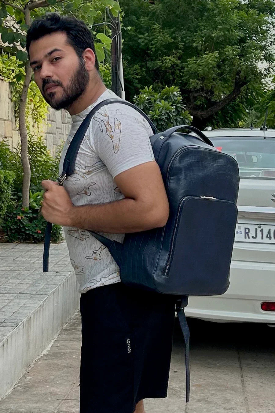 The House of Ganges - Alexa Vegan Leather Backpack