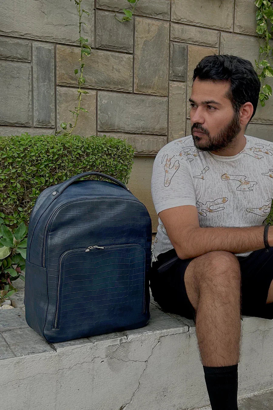 The House of Ganges - Alexa Vegan Leather Backpack