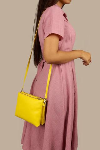 The House of Ganges - Dual Sling Vegan Leather Crossbody