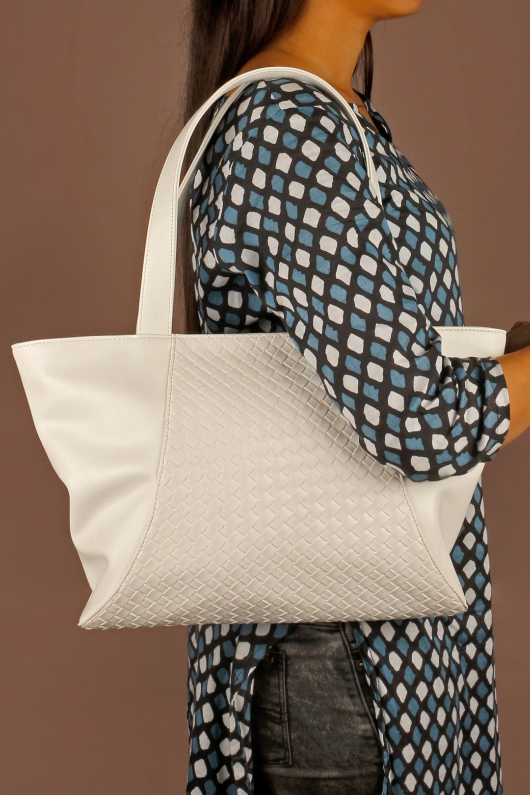 June Vegan Leather Tote Bag