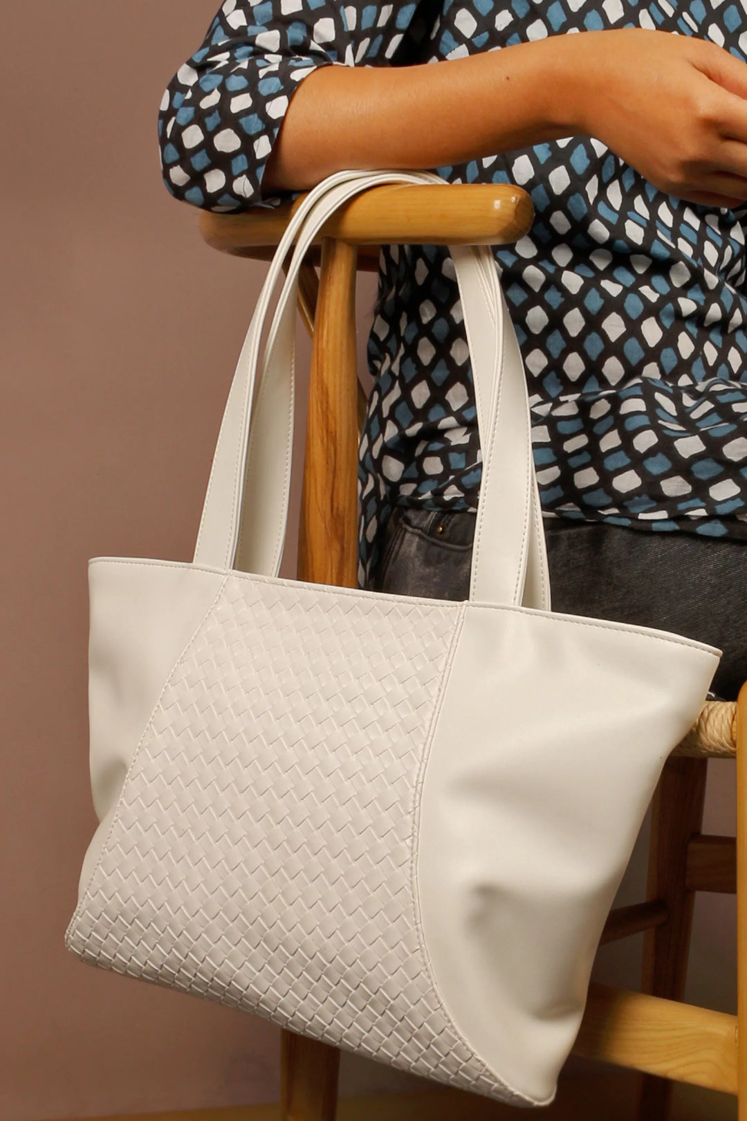 June Vegan Leather Tote Bag