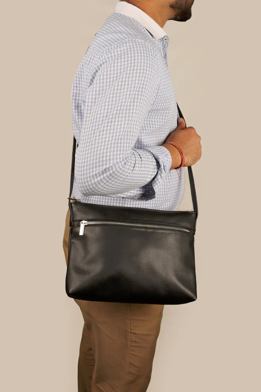Arthur Men Vegan Leather Crossbody Bag