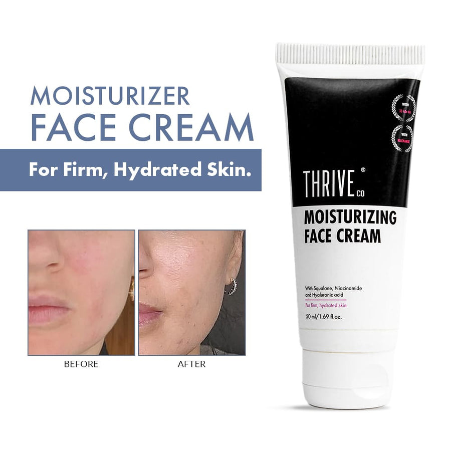ThriveCo Moisturizing Face Cream | Lightweight Daily Hydration | 50 ml