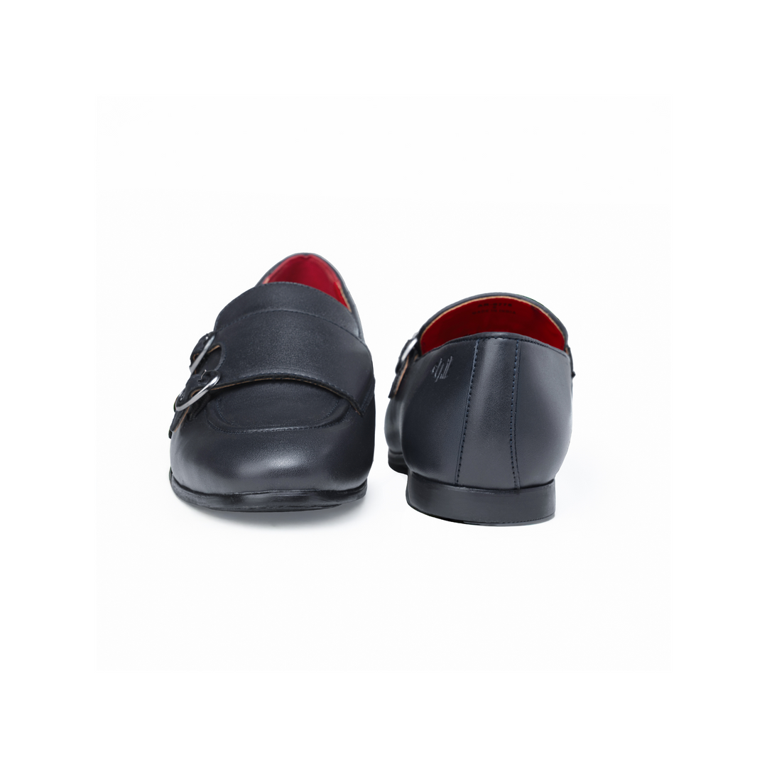 Monk Icon Cool Grey  Double Monk Loafer