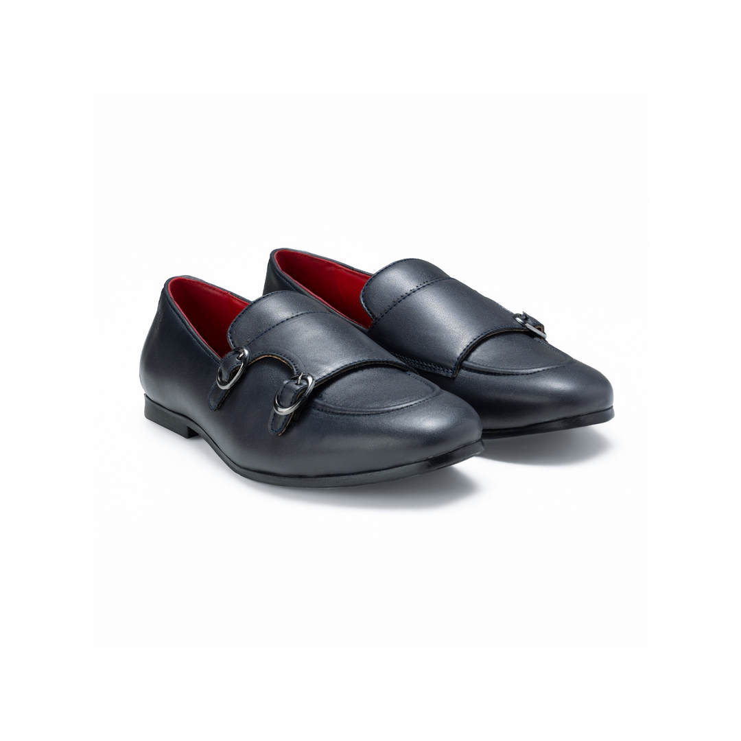 Monk Icon Cool Grey  Double Monk Loafer