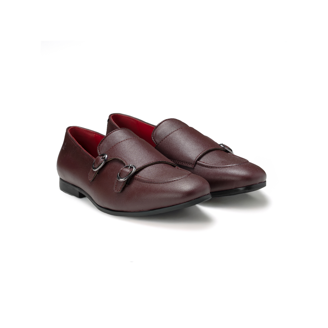 Monk Icon Deep Bordeaux  Double Monk Loafer
