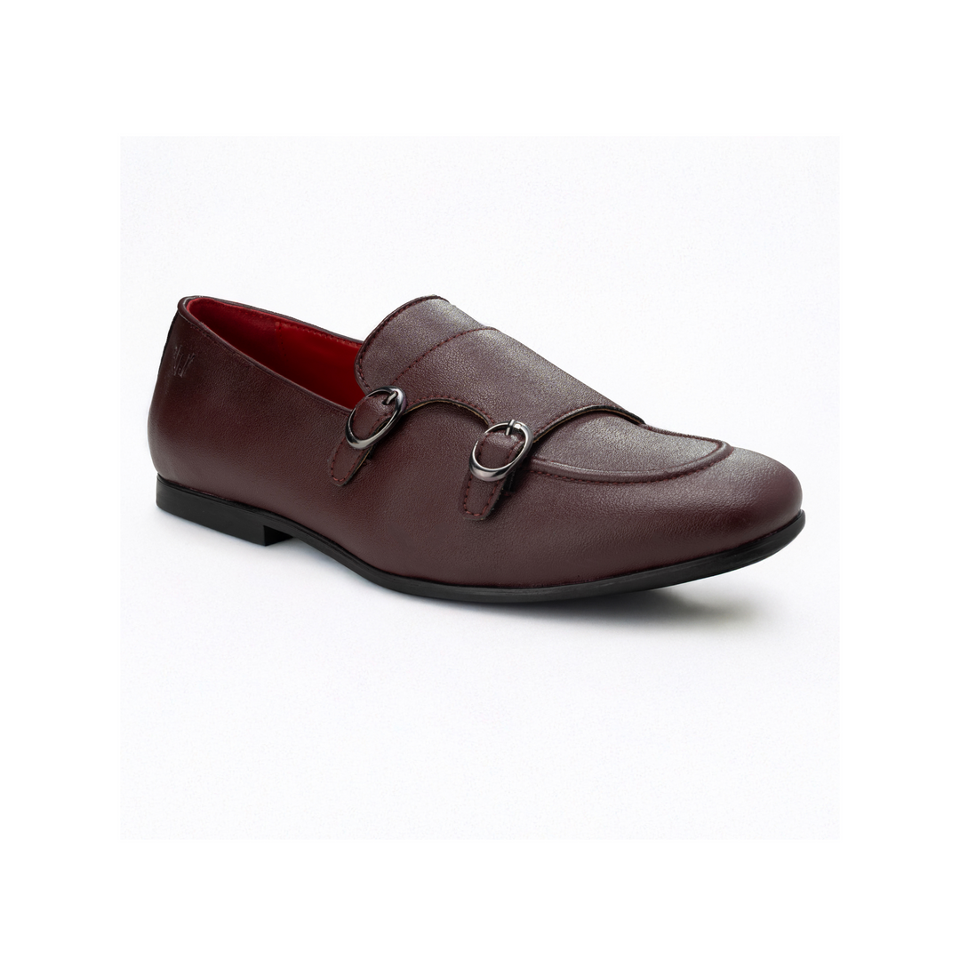 Monk Icon Deep Bordeaux  Double Monk Loafer