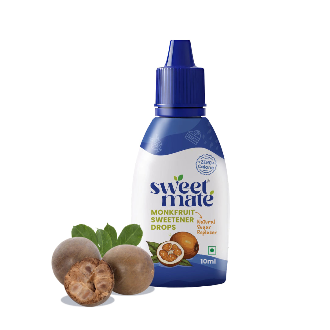 Sweetmate Monk Fruit Drops 10ml Zero Calorie | No Artificial Fillers | Diabetic Friendly