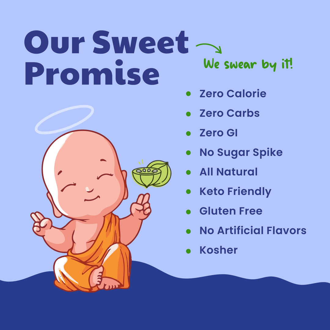 Sweetmate Monk Fruit Drops 10ml Zero Calorie | No Artificial Fillers | Diabetic Friendly