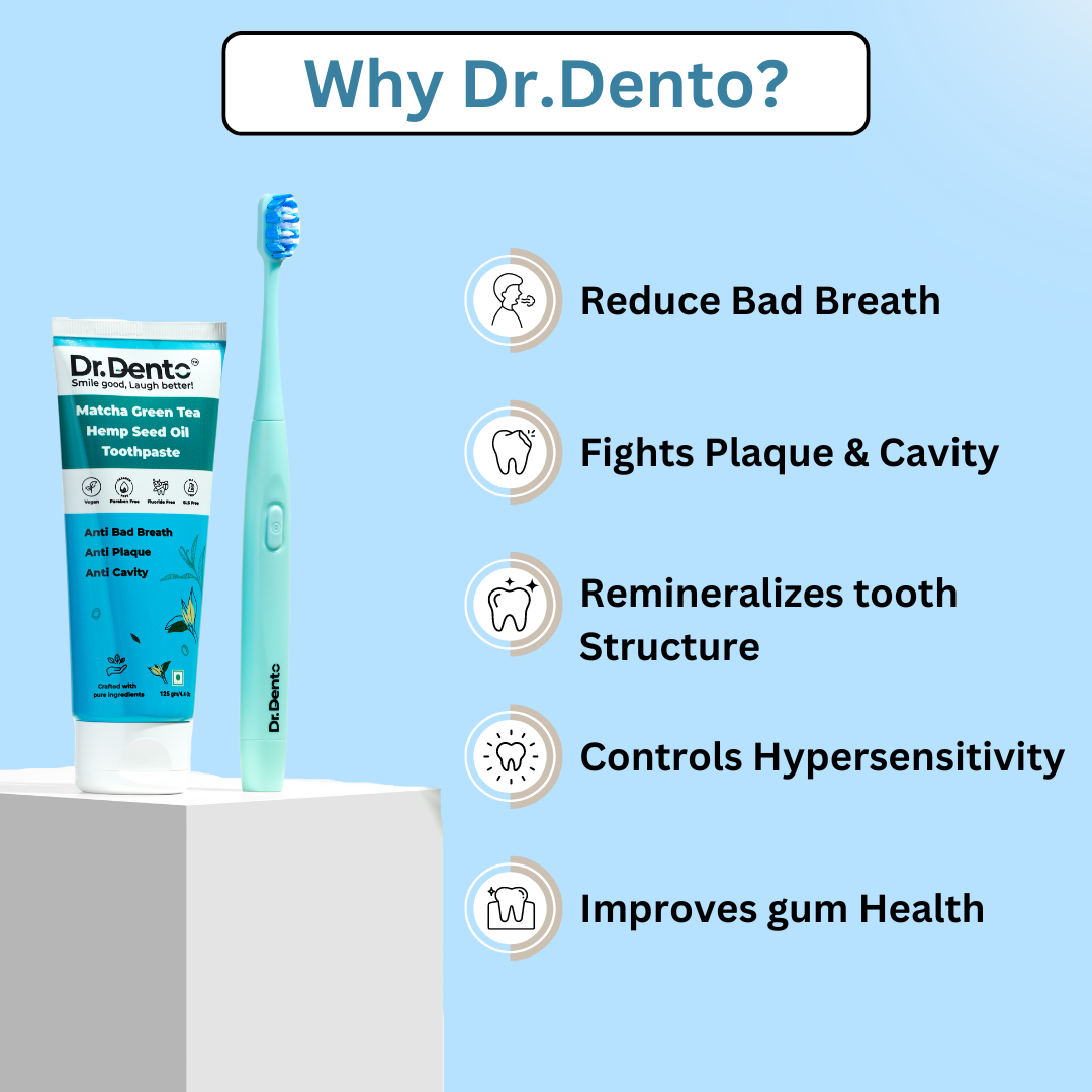 Dr. Dento Morning Essential Duo  (Neo Toothbrush & Toothpaste)