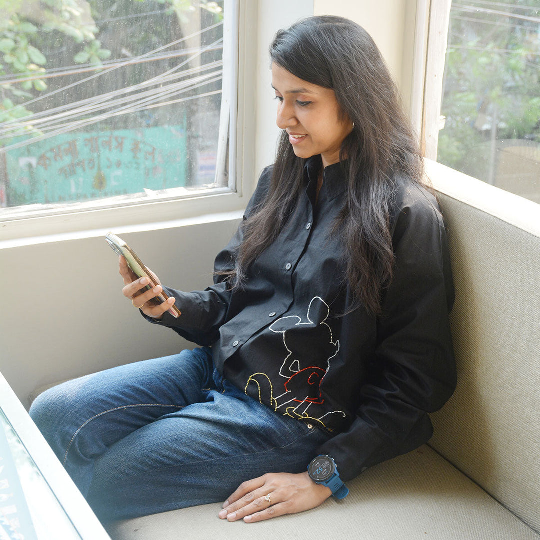 Mouse Embellished Women&