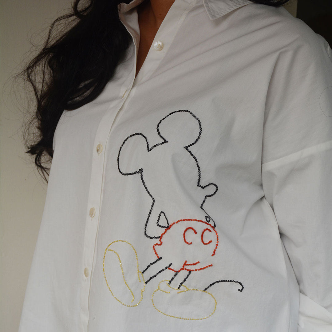 Mouse Embellished Women&