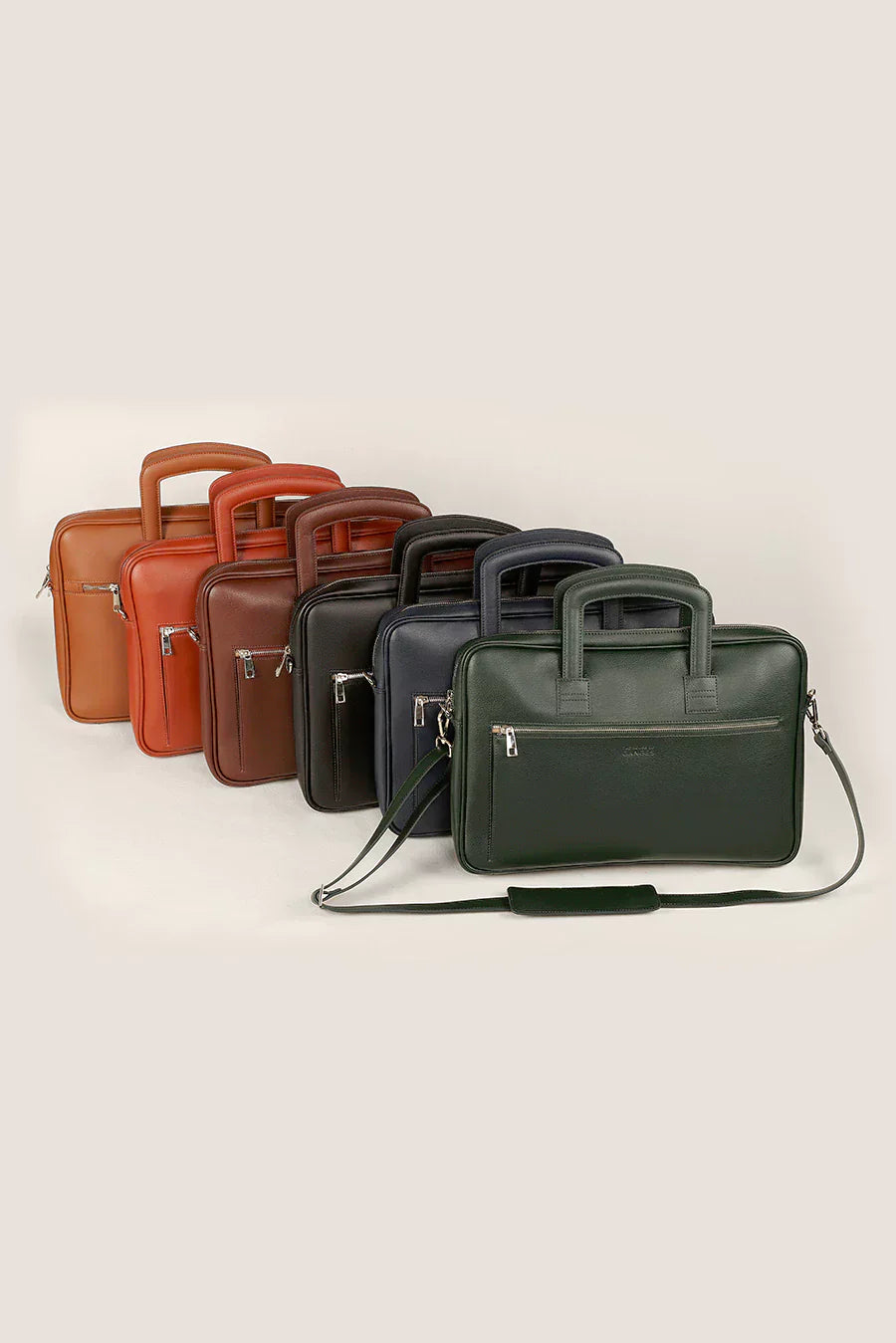 The House of Ganges - Knox 15 Inch Vegan Leather Laptop Bag