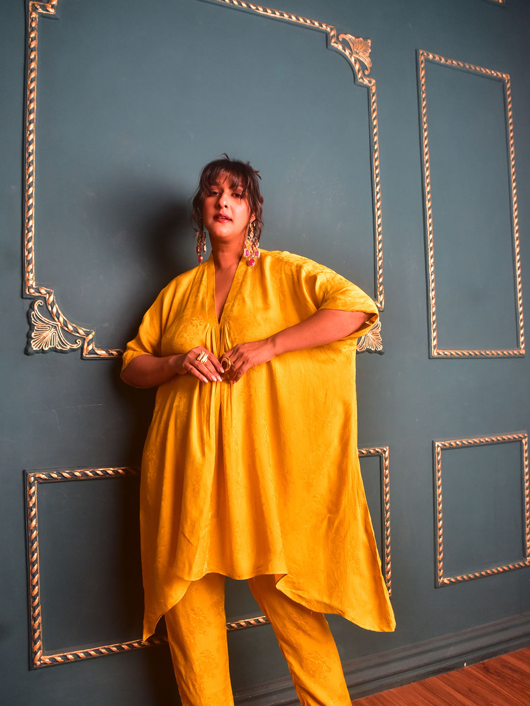 WhySoBlue Raha Kurta Set