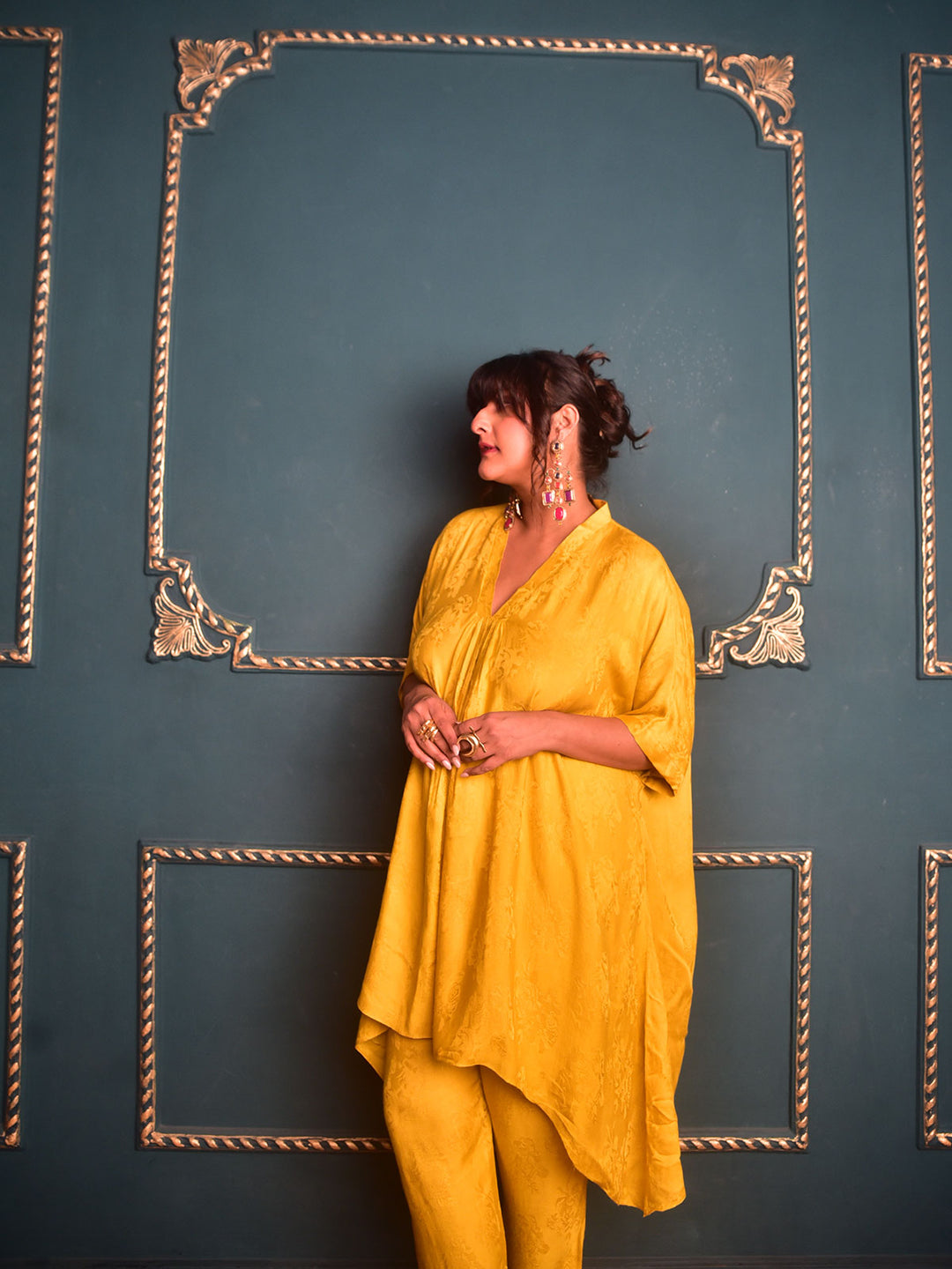 WhySoBlue Raha Kurta Set