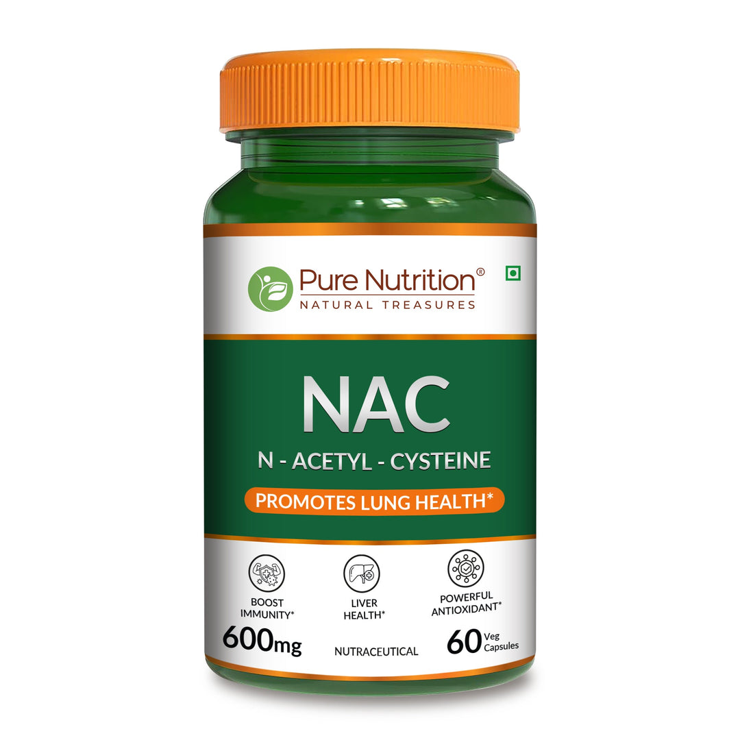 NAC Supplement – N-Acetyl L-Cysteine 600mg | 60 Veg Capsules