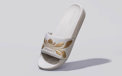Neeman's Breather Slides (Women Exclusive) : Grey-Gold
