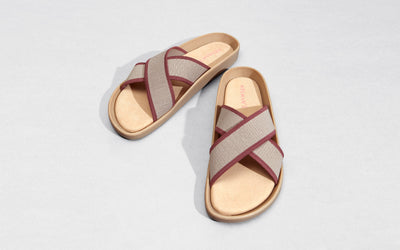 Cross Knit Sandals