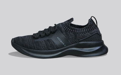 Fuse Knit Sneakers : Black