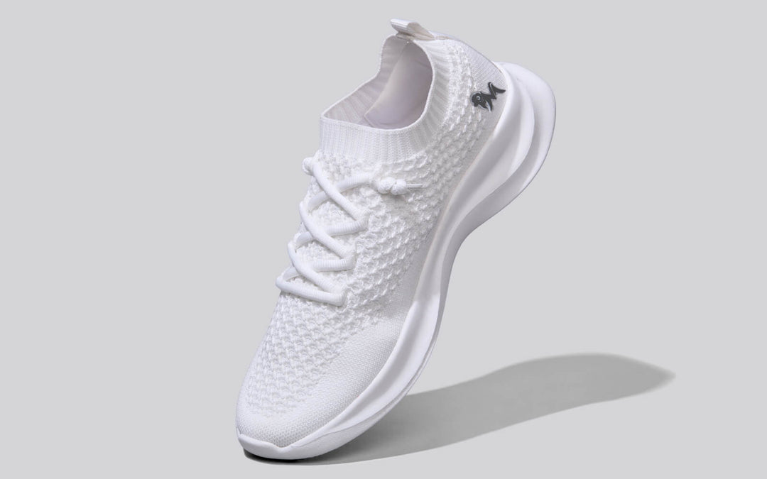 Knit Gliders For Women : White