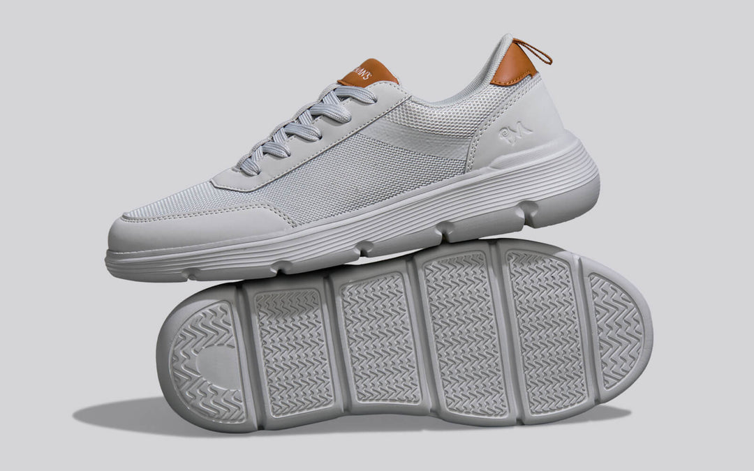 Melange Dress Sneakers : Grey