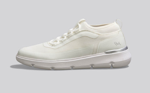 Mid-Top Sneakers : Ivory