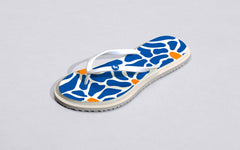 Neeman's Printed Flip Flops : Blue