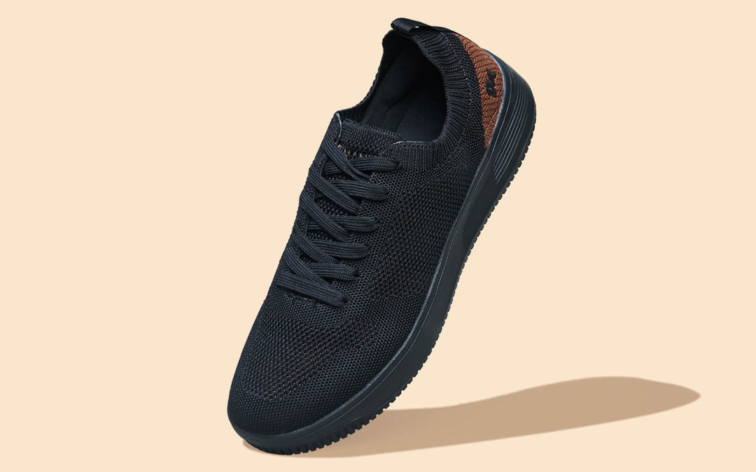Casual Court Sneakers For Men : Black