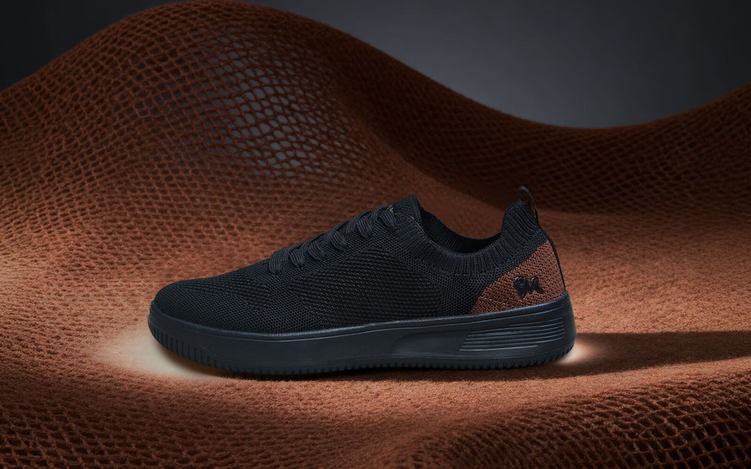 Casual Court Sneakers For Men : Black