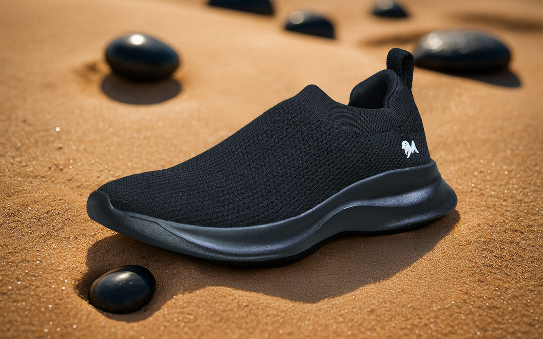 Cloud Flex Slip Ons : Black