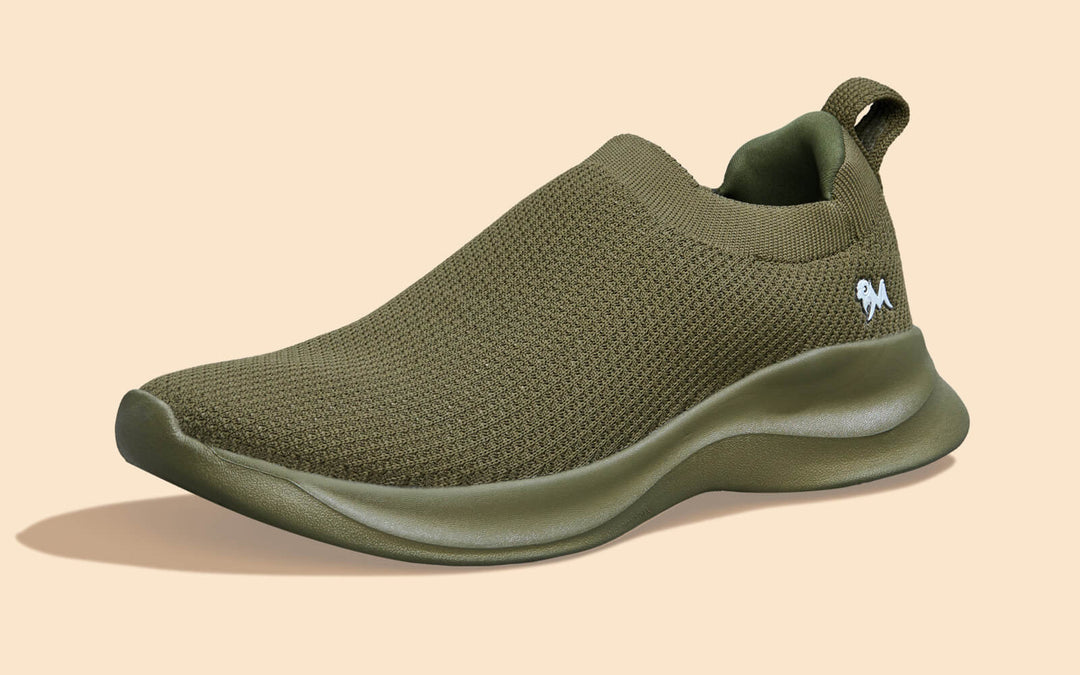 Cloud Flex Slip Ons : Olive