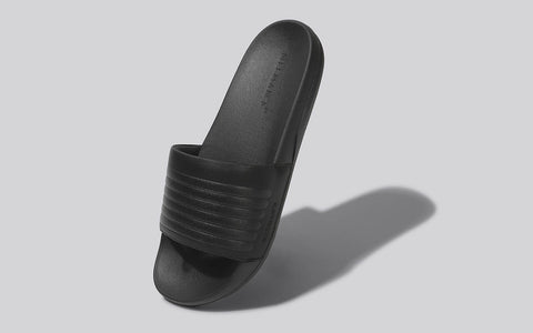 Neeman's FootBed Slides for Men : Black