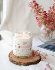 Nature Therapy Rose Soy Candle