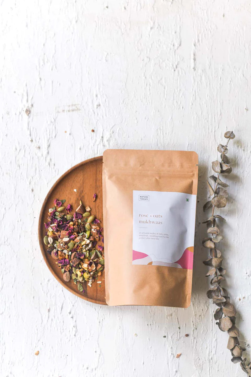 Nature Therapy Rose + Oats Mukhwaas