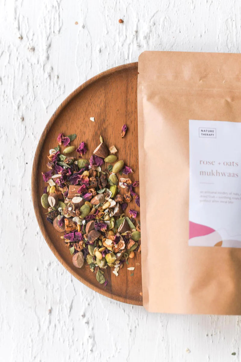 Nature Therapy Rose + Oats Mukhwaas