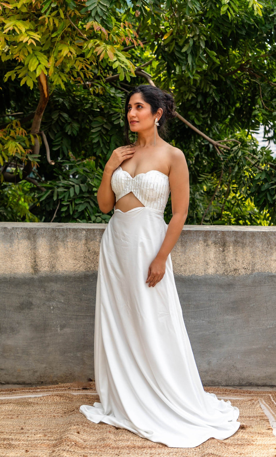 Jhultaru By Deesha Rain Clouds Gown