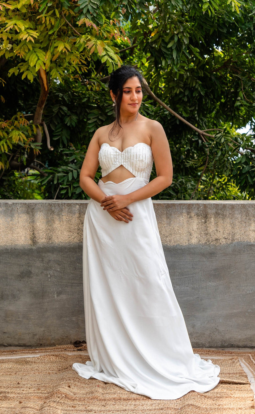 Jhultaru By Deesha Rain Clouds Gown