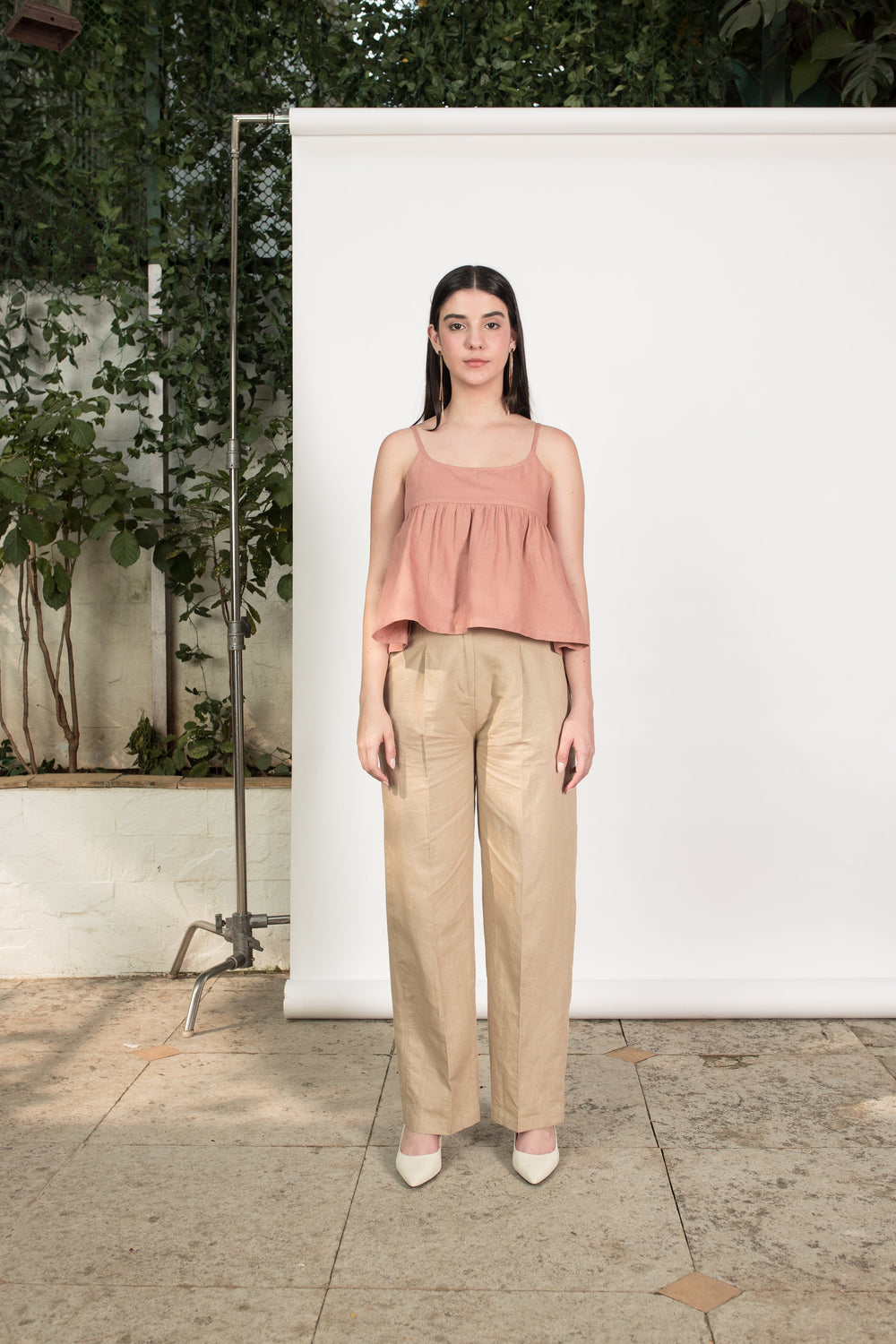anushé pirani The Back Bow Top