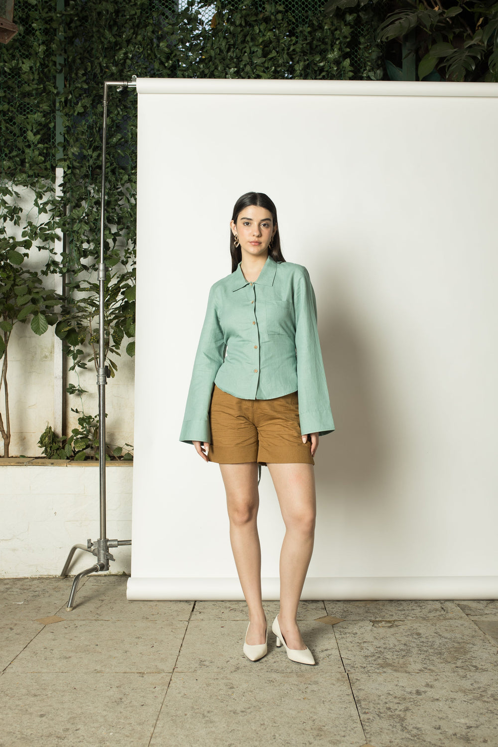anushé pirani The Back Tie Shirt