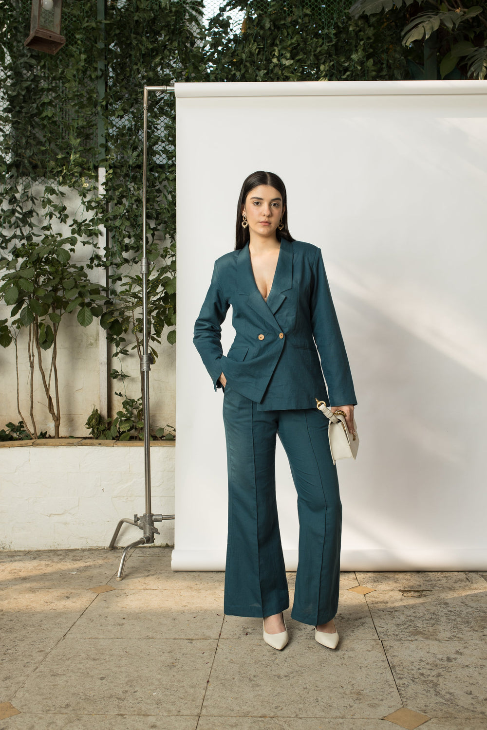 anushé pirani Double-Breasted Blazer
