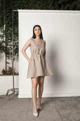 Anushe Pirani Drawstring Waist Sundress