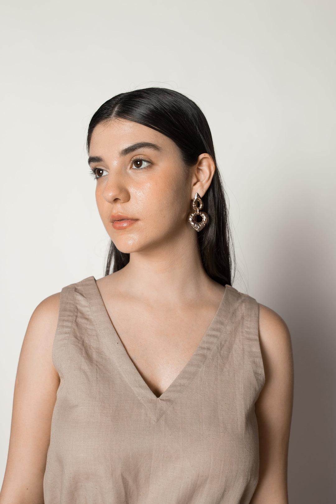 Anushe Pirani Drawstring Waist Sundress