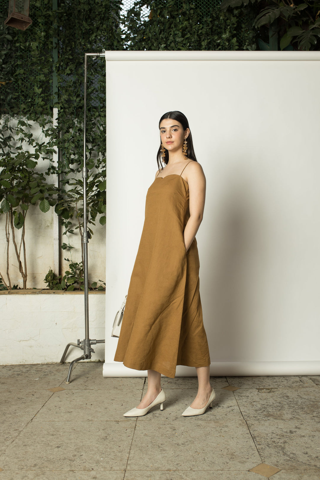 Anushe Pirani A-Line Slip Dress